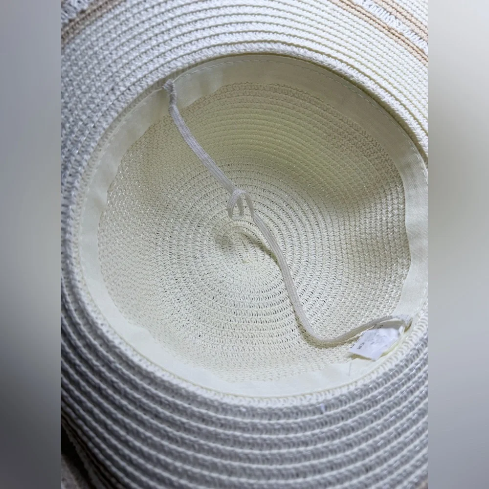 New Elegant White Sun Hat - Picture 8 of 8
